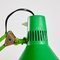 Lámpara de trabajo industrial vintage en verde, años 70, Imagen 7