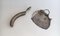 Antique Silver Plated Brass Crumb Scoop & Brush, Set of 2, Image 2