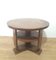 Vintage Round Dining Table, Image 1