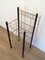 Antique Brass and Ebonized Wood Rack, Image 4