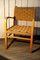 Mid-Century Armchair with Woven Seat, 1970s, Image 3