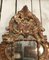 Espejo Rocaille antiguo de madera dorada, siglo XVIII, Imagen 4