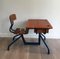 Wood & Metal Children's Desk, 1920s, Image 4