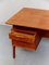 Vintage Model 75 Freestanding Teak Desk from Omann Jun 11