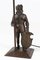 Arts & Crafts Ritter Tischlampe aus patiniertem Metall von Hugo Berger für Goberg, 1920er 2