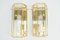 Golden Wall Lamps from Limburg, 1960s, Set of 2 1