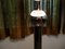 Lámpara de pie alemana grande cromada con pantalla de tela, años 60, Imagen 14