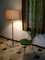 Large German Chromed Floor Lamp with Fabric Shade, 1960s, Image 6