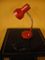 Rote Vintage Tischlampe von Veneta Lumi 2