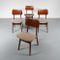 Dutch Dining Chairs by Louis van Teeffelen for WéBé, 1950s, Set of 4, Image 2