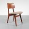 Dutch Dining Chairs by Louis van Teeffelen for WéBé, 1950s, Set of 4 4