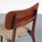 Dutch Dining Chairs by Louis van Teeffelen for WéBé, 1950s, Set of 4, Image 9