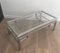Brushed Steel Coffee Table by Guy Lefevre, 1970s 6