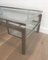 Brushed Steel Coffee Table by Guy Lefevre, 1970s 8