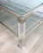 Large Acrylic Glass & Chrome Coffee Table, 1970s 4