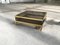 Vintage French Brass Coffee Table With Sliding Glass Top, Image 5