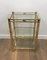 Brass and Chrome Side Table, 1970s 1