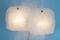 Ice Glass Sconces from Kalmar, 1960s, Set of 2 9