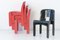 Universale Stacking Chairs by Joe Colombo, Set of 3 2