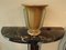 Art Deco Tischlampe mit Glaseinsätzen 17