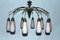 Lámpara de araña vintage de Rupert Nikoll, años 50, Imagen 1