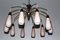 Lámpara de araña vintage de Rupert Nikoll, años 50, Imagen 2