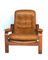 Swedish Leather Lounge Chair from Göte Möbler, 1970s 1