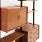 Mid-Century Italian Teak Wall Unit, 1950s, Image 5