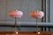 Pink B-138 Brass Table Lamps from Hans-Agne Jakobsson, 1960s, Set of 2, Image 2