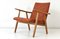 GE 260 Easy Chair by Hans J. Wegner for Getama, 1950s, Image 1