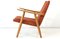 GE 260 Easy Chair by Hans J. Wegner for Getama, 1950s, Image 3