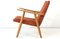 GE 260 Easy Chair by Hans J. Wegner for Getama, 1950s, Image 3