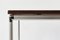 Rosewood & Aluminum Work Table by Ernst Moeckl for Lübke, 1964 5