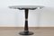 Round Light Gray Anthracite Diner Table, 1950s 2