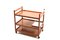 Mid-Century Danish Teak Serving Trolley by Johannes Andersen for CFC Silkeborg, Image 10