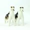 Statuette Foxterrier di Royal Dux, anni '60, set di 2, Immagine 2