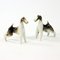 Sparring Foxterrier Figurines from Royal Dux, 1960s, Set of 2 1