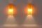 Italienische Murano Glas Wandlampen, 1960er, 2er Set 4
