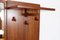 Vintage Teak Garderobe und Spiegel, 1960er 2