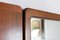 Vintage Teak Coat Rack and Mirror Set, 1960s 7