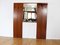 Vintage Teak Garderobe und Spiegel, 1960er 1