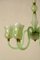 Light Green Murano Glass Chandelier from Venini, 1920s 7