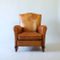 Vintage French Leather Club Chair 1