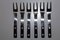 Model 2300 Forks by Helmut Alder for Amboss, 1967, Set of 6 2