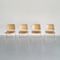 Plywood Dining Chairs by Thomas Tolleson for Krueger, 1970s, Set of 4 1