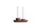 Aye Aye! Candleholder with 2 Funnels in Wine Red by etc.etc. for Emko 5