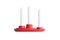 Aye Aye! Candleholder with 3 Funnels in Achtung Red by etc.etc. for Emko 5