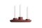 Aye Aye! Candleholder with 3 Funnels in Wine Red by etc.etc. for Emko 4