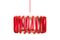 Lámpara colgante Macaron en rojo de Silvia Ceñal para Emko, Imagen 2
