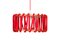 Lámpara colgante Macaron en rojo de Silvia Ceñal para Emko, Imagen 3